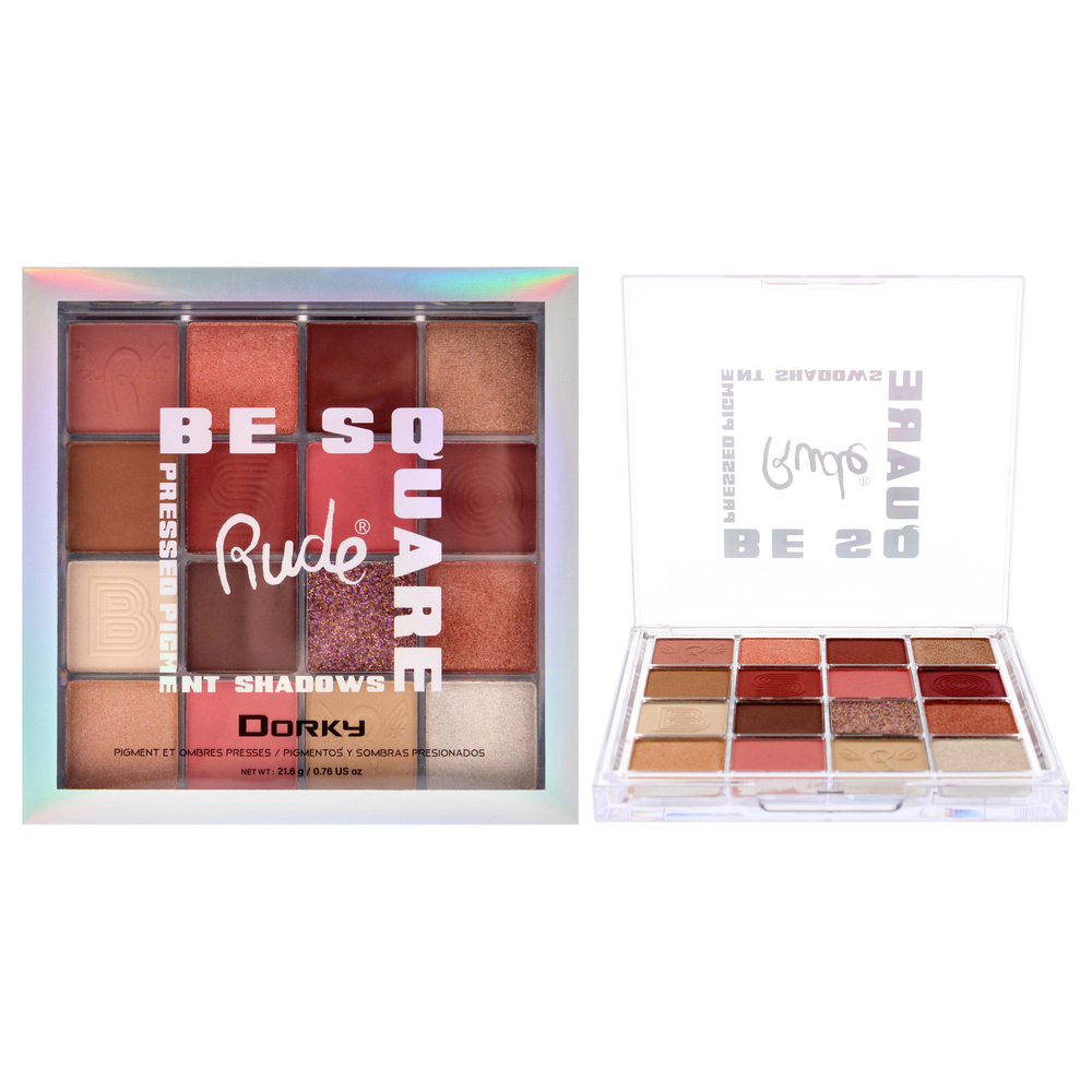 Be Square Pressed Pigments and Shadows - Dorky by Rude Cosmetics 0.76 oz Makeup